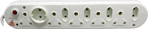 Multiplug 5x15amp + 5x5amp Surge Protector Vc1