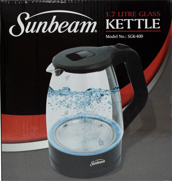 Kettle Glass Sunbeam Cordless 1.7L - Image 2