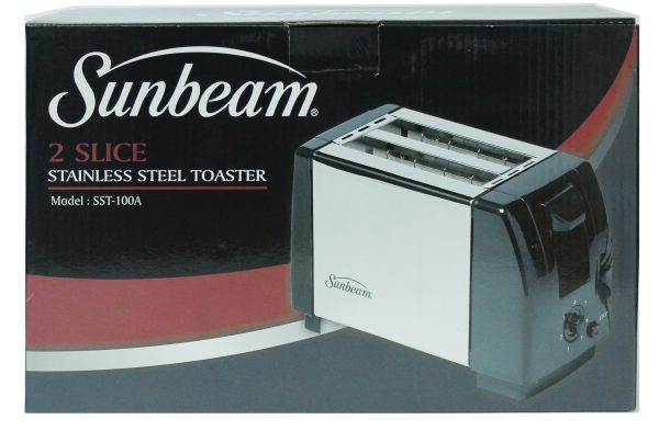 Toaster 2 Slice Stainless Steel Sunbeam - Image 2