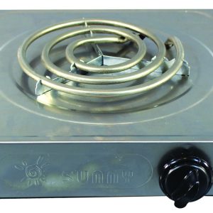 Hotplate Single Spiral Matt Finish S1 Sunny